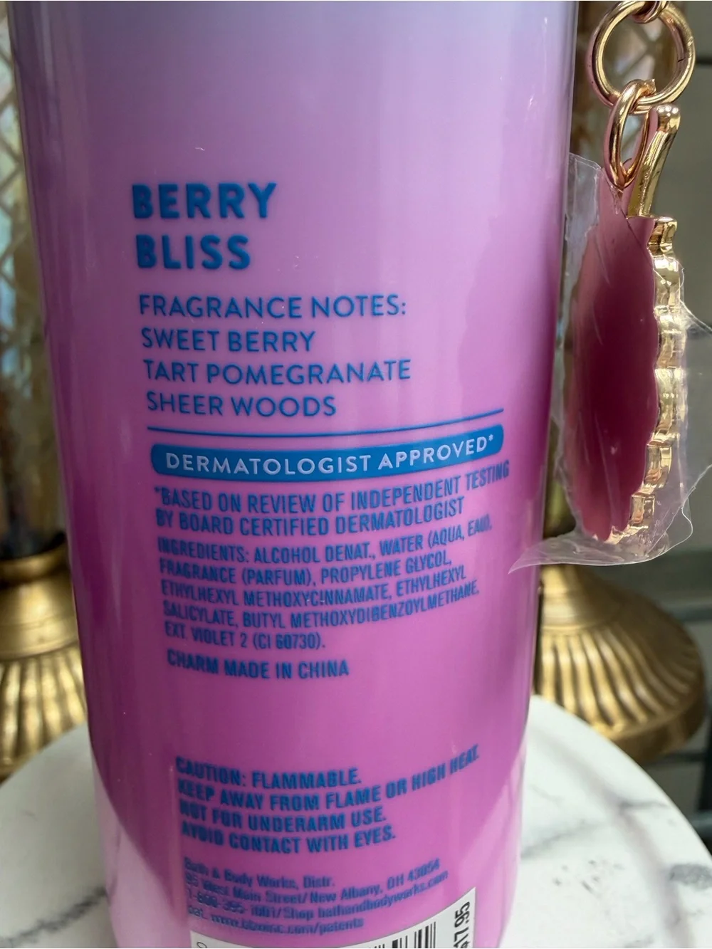 Bath & Body Works Berry Bliss Fruit Fusion X Hilary Duff Fragrance Mist for Body
